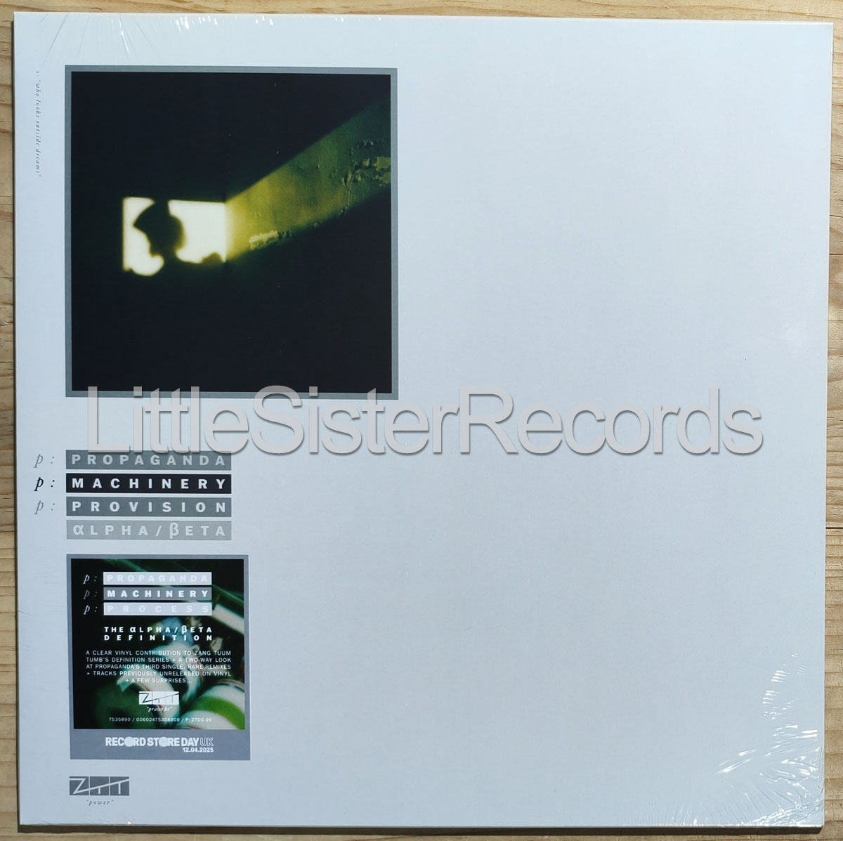 Propaganda P:Machinery The Alpha Beta Definition Vinyl LP Crystal Clear RSD 2025 - Bild 1 von 3